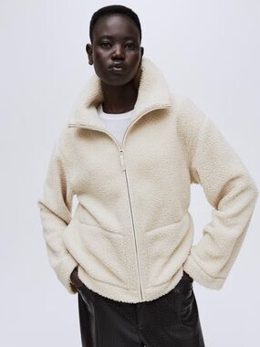 H&M Fuzzy Teddy Bear Light Jacket